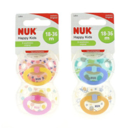 Chupete Nuk T3 Dia/Noche Surtid 2U