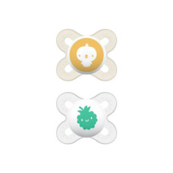 Mam Chupete Start Silicona 0-2M+ Unisex 2 Uds.
